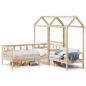 Preview: ARDEBO.de - Tagesbett Set mit Dach 90x200 cm Massivholz Kiefer