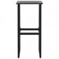 Preview: Barhocker 4 Stk. Schwarz 38x38x80 cm Pulverbeschichteter Stahl