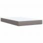 Preview: Boxspringbett mit Matratze Taupe 90x200 cm Stoff