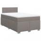 Preview: Boxspringbett mit Matratze Taupe 120x200 cm Stoff