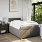 Preview: Boxspringbett mit Matratze Taupe 120x200 cm Stoff