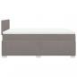 Preview: Boxspringbett mit Matratze Taupe 120x200 cm Stoff