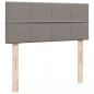 Preview: Boxspringbett mit Matratze Taupe 120x200 cm Stoff