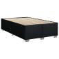 Preview: Boxspringbett mit Matratze Schwarz 90x200 cm Stoff