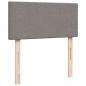 Preview: Boxspringbett mit Matratze Taupe 90x190 cm Stoff