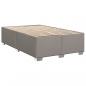 Preview: Boxspringbett mit Matratze Taupe 90x190 cm Stoff