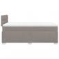 Preview: Boxspringbett mit Matratze Taupe 120x200 cm Stoff