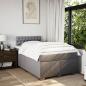 Preview: Boxspringbett mit Matratze Taupe 120x200 cm Stoff