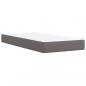 Preview: Boxspringbett mit Matratze Grau 90x190 cm Kunstleder