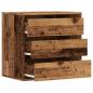 Preview: Kommode Altholz-Optik 60x41x58 cm Holzwerkstoff