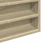 Preview: Vitrinenschrank Sonoma-Eiche 100x8,5x50 cm Holzwerkstoff