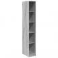 Preview: Kleiderschrank Grau Sonoma 30x50x200 cm Holzwerkstoff