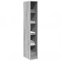 Preview: Kleiderschrank Grau Sonoma 30x50x200 cm Holzwerkstoff