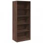 Preview: Kleiderschrank Braun Eichen-Optik 80x50x200 cm Holzwerkstoff