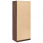 Preview: Kleiderschrank Braun Eichen-Optik 80x50x200 cm Holzwerkstoff