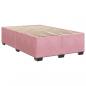 Preview: Boxspringbett mit Matratze Rosa 120x200 cm Samt