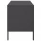 Preview: TV-Schrank Schwarz 68x39x50,5 cm Stahl