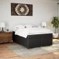 Preview: Boxspringbett mit Matratze Schwarz 140x200 cm Kunstleder