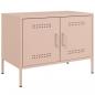 Preview: TV-Schrank Rosa 68x39x50,5 cm Stahl