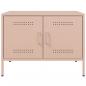 Preview: TV-Schrank Rosa 68x39x50,5 cm Stahl