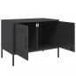 Preview: TV-Schrank Schwarz 68x39x50,5 cm Stahl