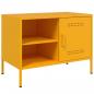 Preview: TV-Schrank Senfgelb 68x39x50,5 cm Stahl