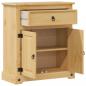 Preview: Badschrank Corona 70x33x80 cm Massivholz Kiefer