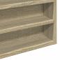 Preview: Vitrinenschrank Sonoma-Eiche 60x8,5x58 cm Holzwerkstoff