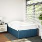 Preview: Bettgestell Blau 120x190 cm Samt