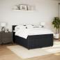 Preview: Boxspringbett mit Matratze Schwarz 140x200 cm Samt