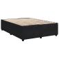 Preview: Boxspringbett mit Matratze Schwarz 160x200 cm Samt