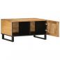 Preview: Couchtisch 80x51x40 cm Raues Massives Mangoholz