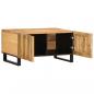 Preview: Couchtisch 80x51x40 cm Raues Massives Mangoholz