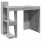 Preview: Schreibtisch Grau Sonoma 103,5x56,5x94 cm Holzwerkstoff