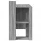 Preview: Schreibtisch Grau Sonoma 103,5x56,5x94 cm Holzwerkstoff