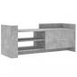 Preview: TV-Schrank Betongrau 100x35x40 cm Holzwerkstoff