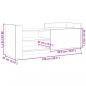 Preview: TV-Schrank Braun Eichen-Optik 100x35x40 cm Holzwerkstoff