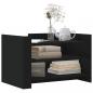 Preview: Couchtisch Schwarz 80x50x50 cm Holzwerkstoff