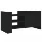 Preview: TV-Schrank Schwarz 80x35x40 cm Holzwerkstoff