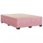 Preview: Bettgestell Rosa 140x190 cm Samt