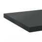 Preview: Wandregale 2 Stk. 100x30x3 cm Schwarz Edelstahl