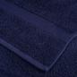 Preview: Premium-Saunatücher SOLUND 4 Stk Marineblau 80x200 cm 600 g/m²