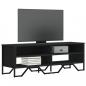 Preview: ARDEBO.de - TV-Schrank Schwarz 122x34x41 cm Holzwerkstoff