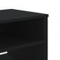 Preview: TV-Schrank Schwarz 122x34x41 cm Holzwerkstoff