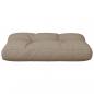 Preview: Palettenkissen Taupe 50x40x12 cm Stoff