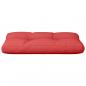 Preview: Palettenkissen Rot 80x40x12 cm Stoff