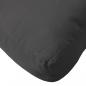 Preview: Palettenkissen Schwarz 120x40x12 cm Stoff