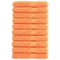 Preview: ARDEBO.de - Premium-Saunatücher SOLUND 10 Stk. Orange 80x200 cm 600 g/m²