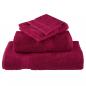 Preview: 6 tlg. Premium-Handtuch-Set SOLUND Bordeaux 600 g/m²