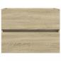 Preview: Waschbeckenunterschrank Sonoma-Eiche 60x38,5x45cm Holzwerkstoff